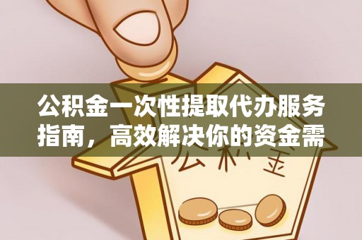 麻涌公积金一次性提取代办服务指南，高效解决你的资金需求
