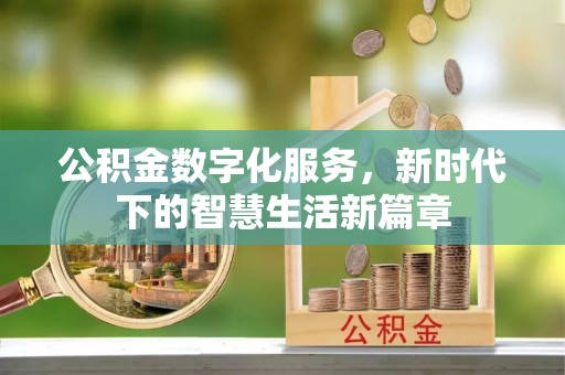 麻涌公积金数字化服务，新时代下的智慧生活新篇章