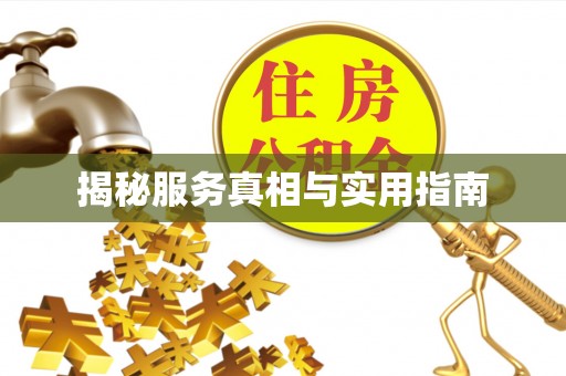 麻涌揭秘服务真相与实用指南