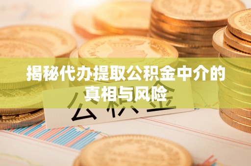麻涌揭秘代办提取公积金中介的真相与风险