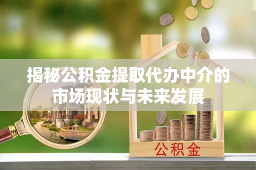 麻涌揭秘公积金提取代办中介的市场现状与未来发展