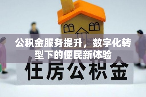 麻涌公积金服务提升，数字化转型下的便民新体验